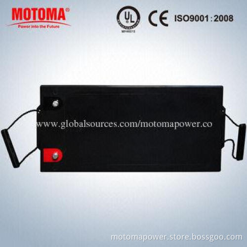 12V 200Ah Storage Battery, Long Shelf Life and Low Self-discharge